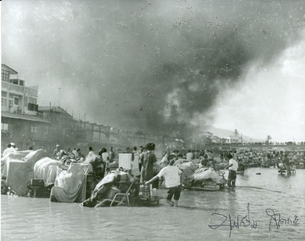 Fire in Kad Luang/Warorot Market, 1968